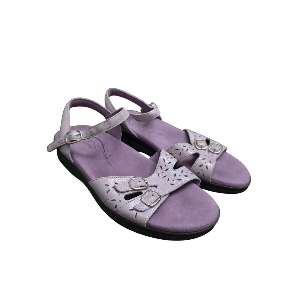 SAS Duo Purple Shimmer Sandals Size 9 Medium